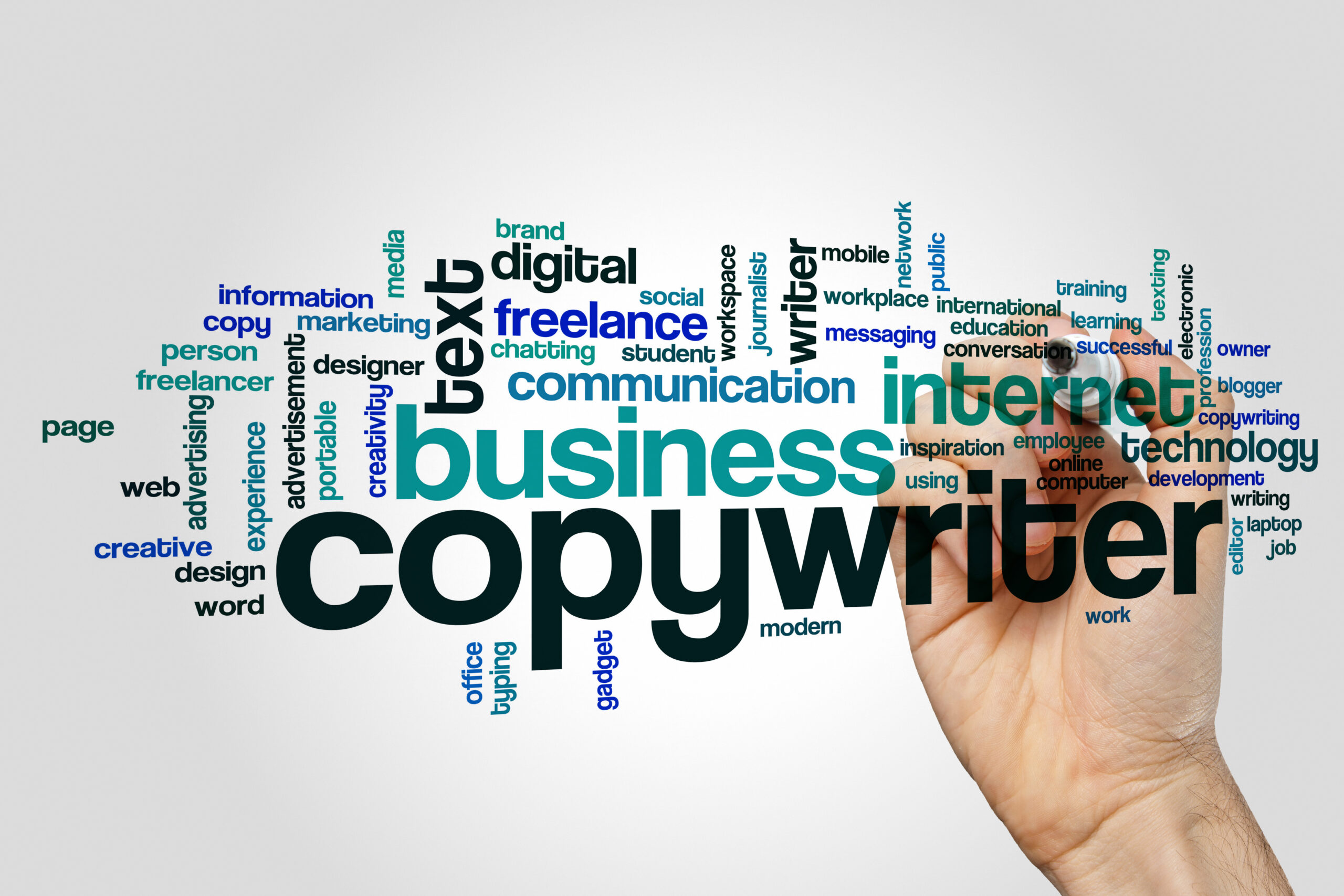 Copywriting wordcloud