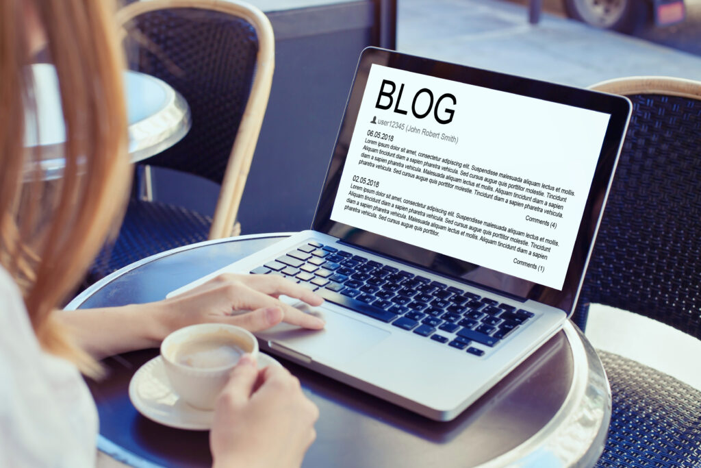 Blog writing